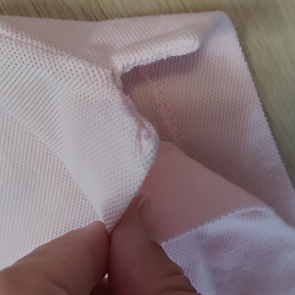 Lacoste Mens  Light Pink Polo Shirt Size M Or 4 Spring , Summer - Picture 5 of 12